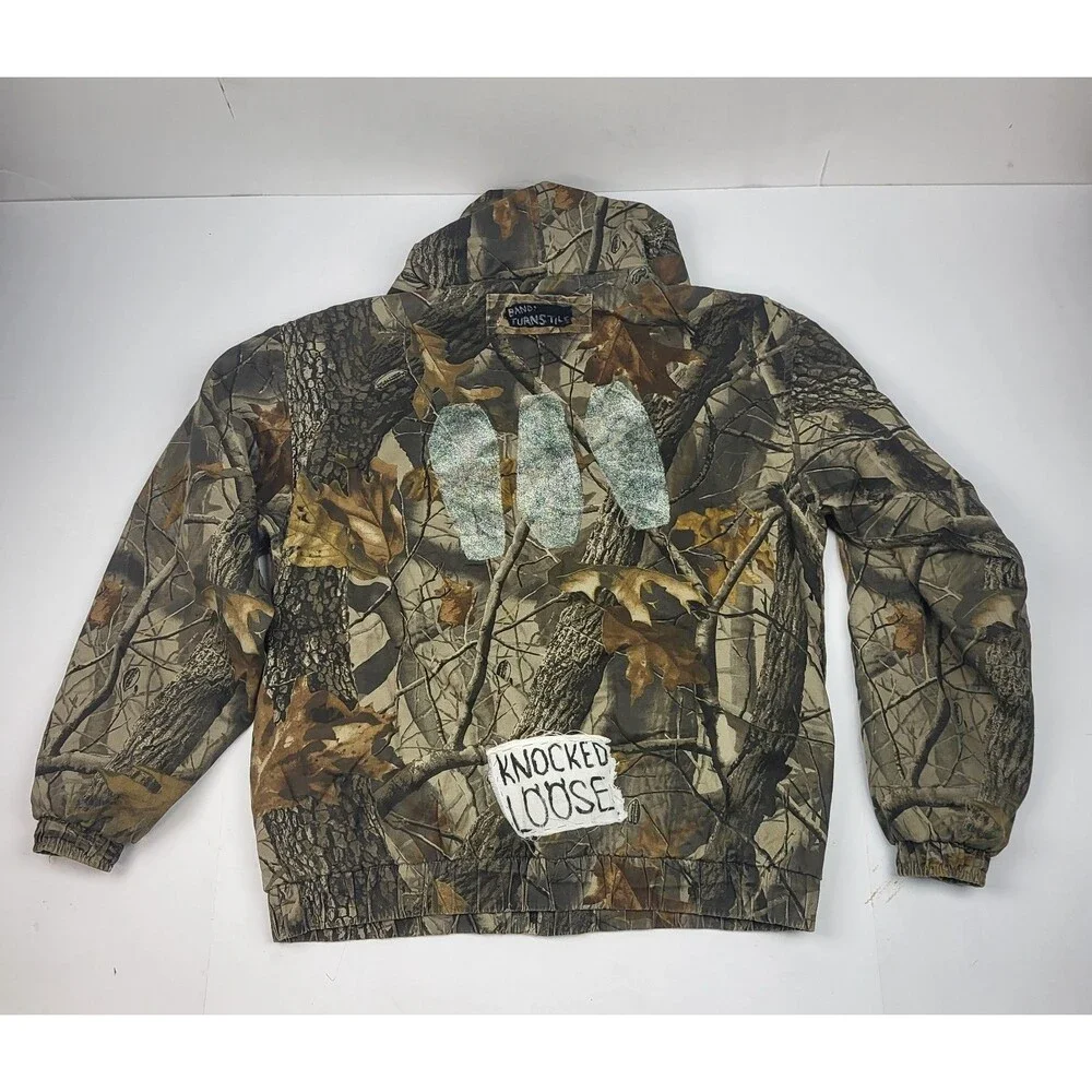 Whitewater Vintage Men’s Hunting Camo Jacket Insulated Hood M RealTree customize